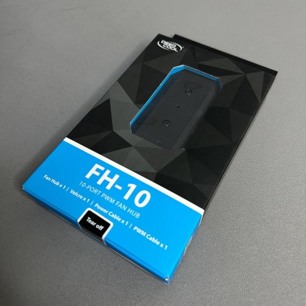Разветвитель питания вентиляторов Deepcool FH-10, 10x4-pin, черный (DP-F10PWM-HUB)