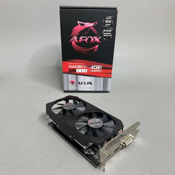 Видеокарта AFOX Radeon RX 560 4096Mb ATX DUAL FAN V2 (AFRX560-4096D5H4-V2)
