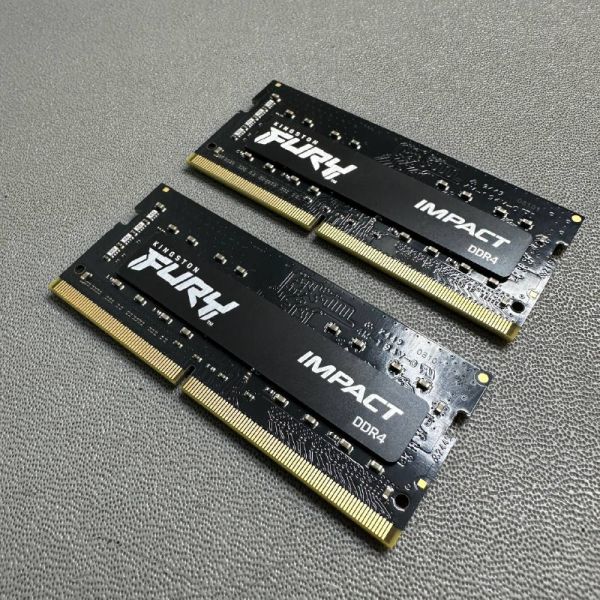 Оперативная память Kingston Fury Impact DDR4 32Gb (16Gb x 2шт) 3200 МГц SO-DIMM (KF432S20IBK2/32)