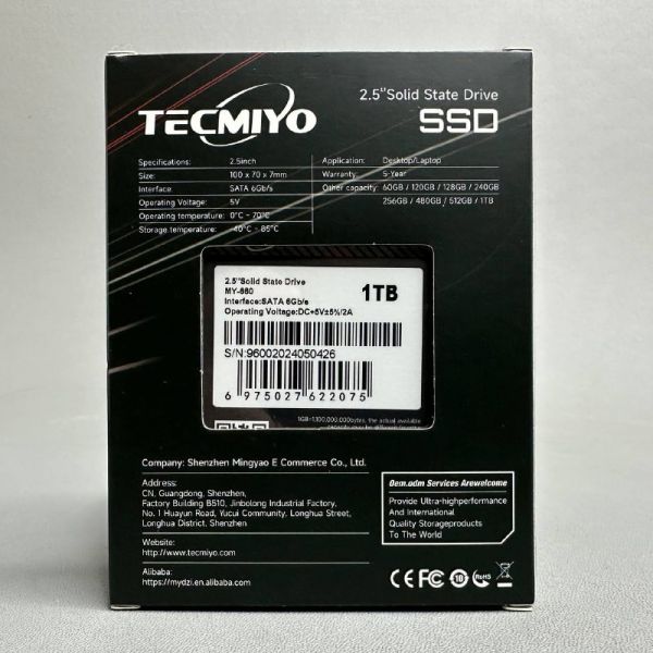 Твердотельный накопитель (SSD) Tecmiyo MY-660 1Tb