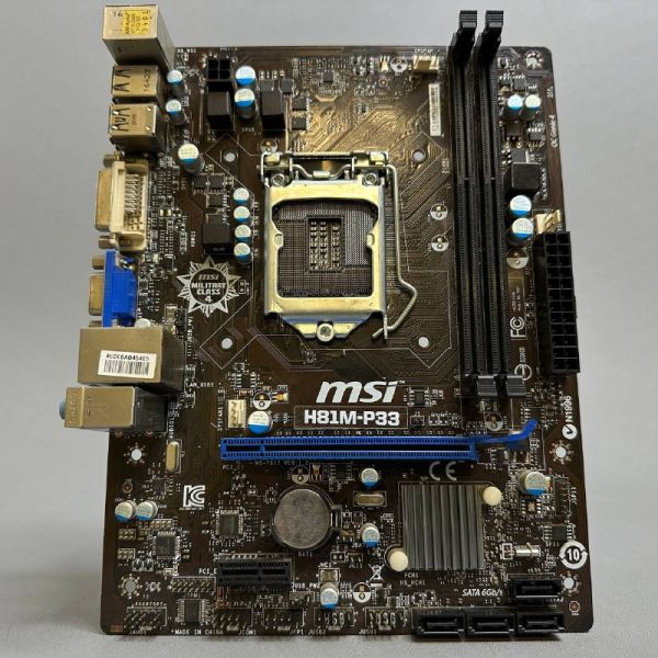 Материнская плата MSI H81M-P33 LGA1150