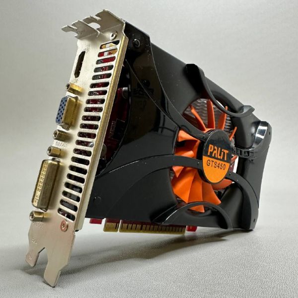 Видеокарта Palit GeForce GTS 450 783Mhz PCI-E 2.0 1024Mb 3608Mhz 128 bit DVI HDMI HDCP