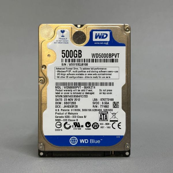 Жесткий диск Western Digital WD5000BPVT 500Gb (108)