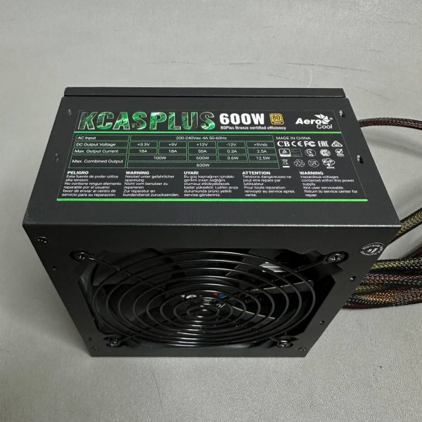 Блок питания AeroCool KCAS PLUS 600W