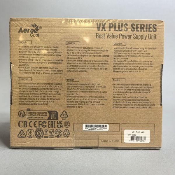 Блок питания AeroCool VX-400 Plus 400W