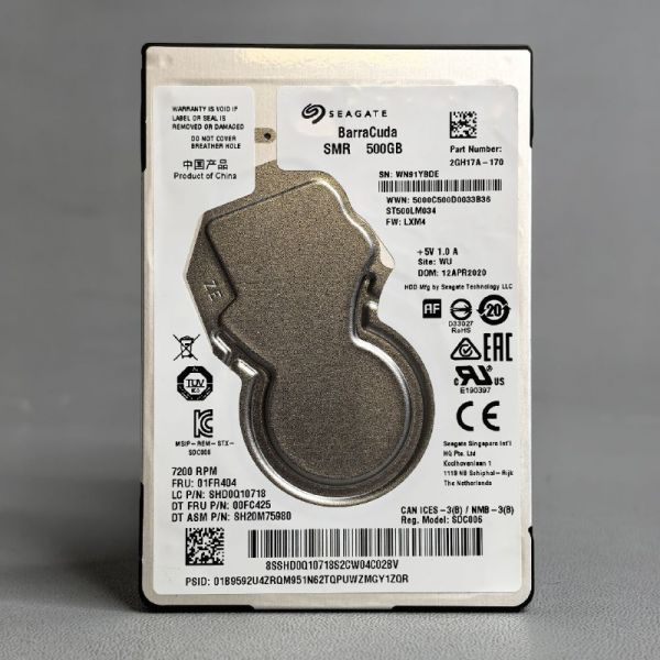 Жесткий диск Seagate ST500LM034 Barracuda 500GB (BDE)