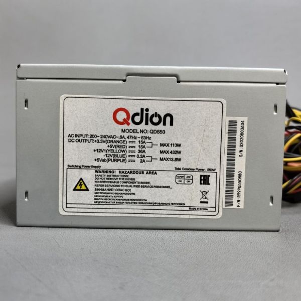Блок питания QDion QD550 550W