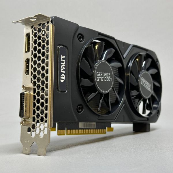 Видеокарта Palit GeForce GTX 1050 Ti Dual OC 1366Mhz PCI-E 3.0 4096Mb 7000Mhz 128 bit DVI HDMI NE5105TS18G1-1071D