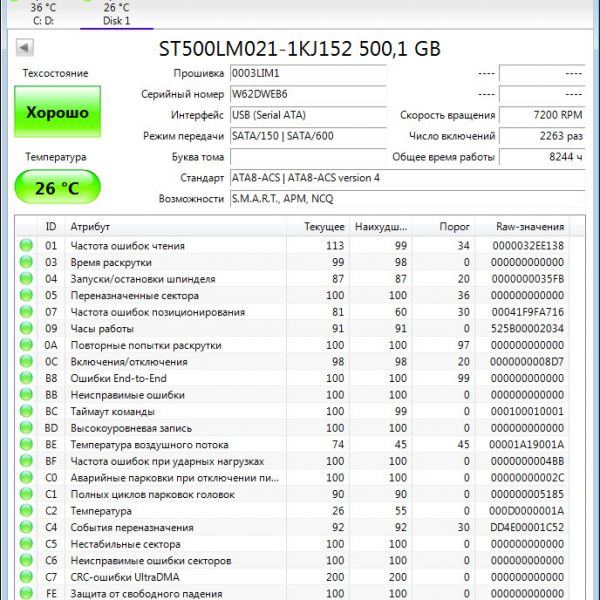 Жесткий диск Seagate ST500LM021 Barracuda 500ГБ (EB6)
