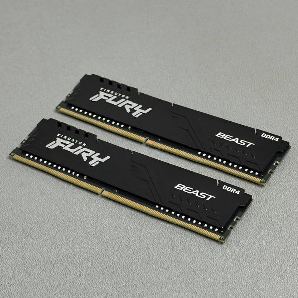 Оперативная память Kingston FURY Beast Black KF432C16BBK2, 16GB, DDR4, 3200MHz, CL16