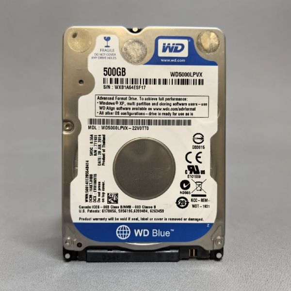 Жесткий диск Western Digital WD5000LPVX 500ГБ (F17)