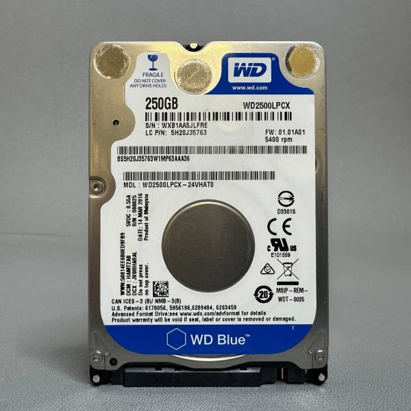 Жесткий диск Western Digital WD Blue 250 ГБ WD2500LPCX (FRE)