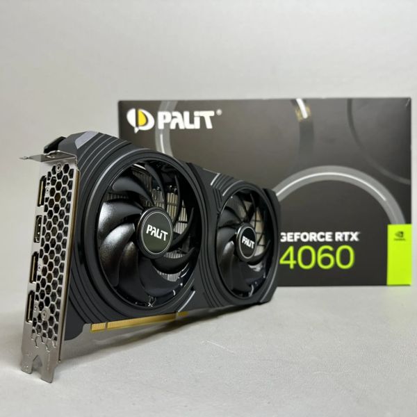 Видеокарта Palit GeForce RTX 4060 Infinity 2 8Gb 1830MHz PCI-E 4.0 8192Mb 17000Mhz 128 bit HDMI 3xDP NE64060019P1-1070L