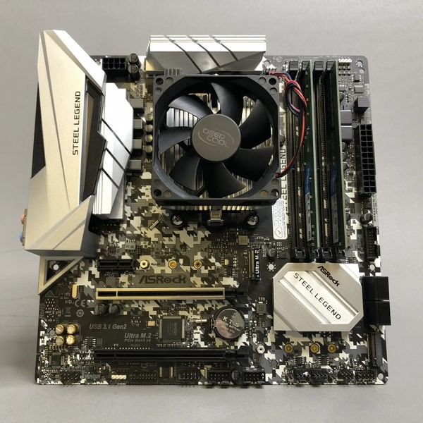 Комплект: ASRock B450M STEEL LEGEND + R3 3200G + 16 ГБ + Кулер