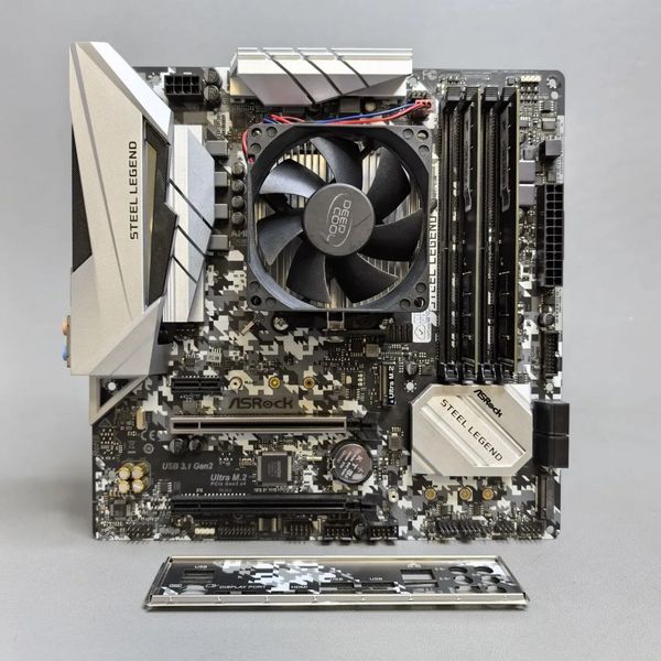 Комплект: ASRock B450M STEEL LEGEND + R3 Pro 3200G + 16 ГБ + Кулер