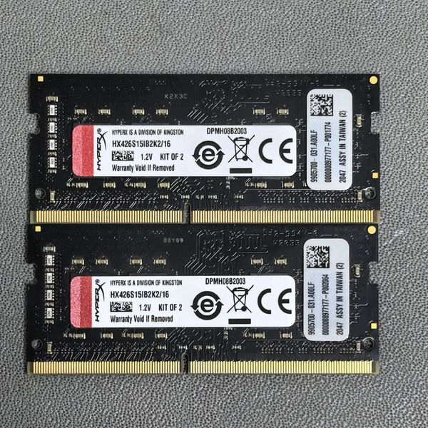 Оперативная память Kingston HyperX Impact Black 16Gb (2x8Gb) SO-DIMM DDR4 2666MHz (HX426S15IB2K2/16)