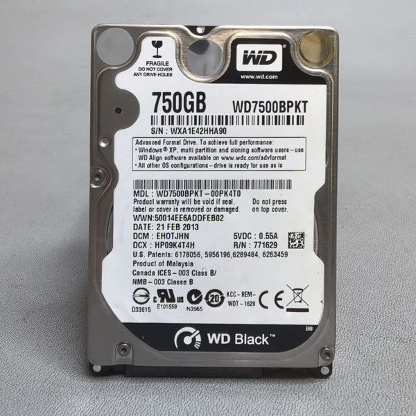 Жесткий Диск Western Digital WD7500BPKT 750Gb (A90)