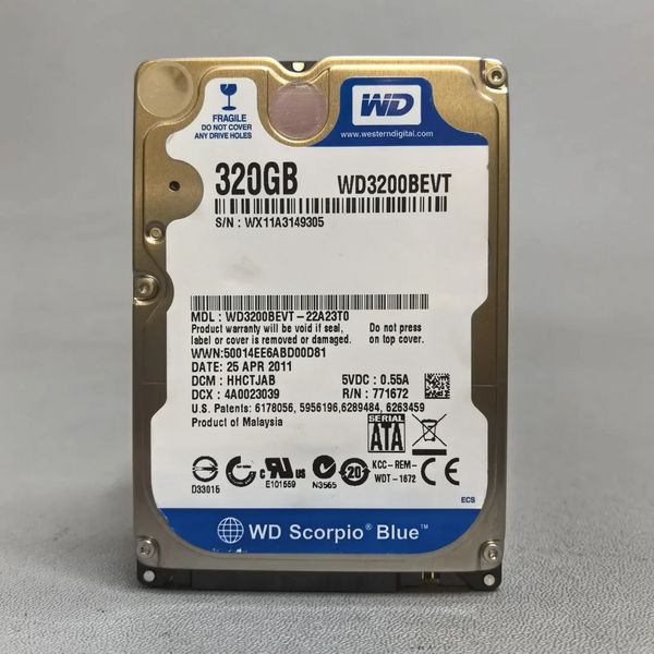 Жесткий диск Western Digital WD3200BEVT 320Gb (305)