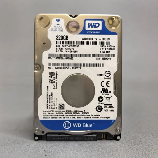 Жесткий диск Western Digital WD3200LPVT 320Gb (953)