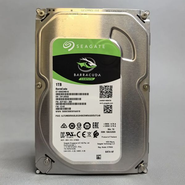 Жесткий диск Seagate Barracuda 1Tb ST1000DM010 (5QE)