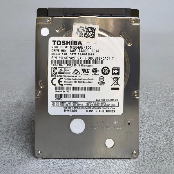 Жесткий диск Toshiba MQ04 MQ04ABF100 1ТБ (A2T)