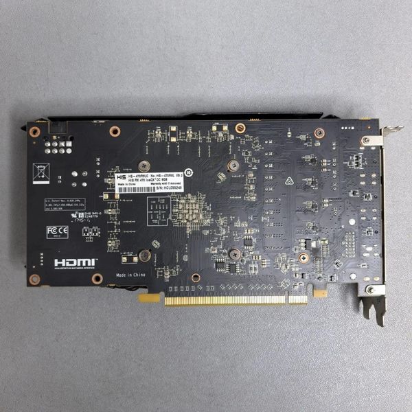 Видеокарта HIS Radeon RX 470 1226Mhz PCI-E 3.0 8192Mb 7000Mhz 256 bit DVI HDMI HDCP
