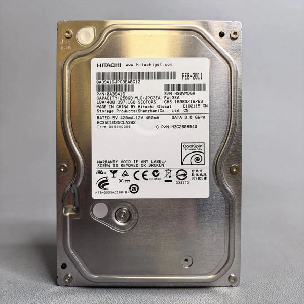 Жесткий диск Hitachi HCS5C1025CLA382 250Gb (D6H)