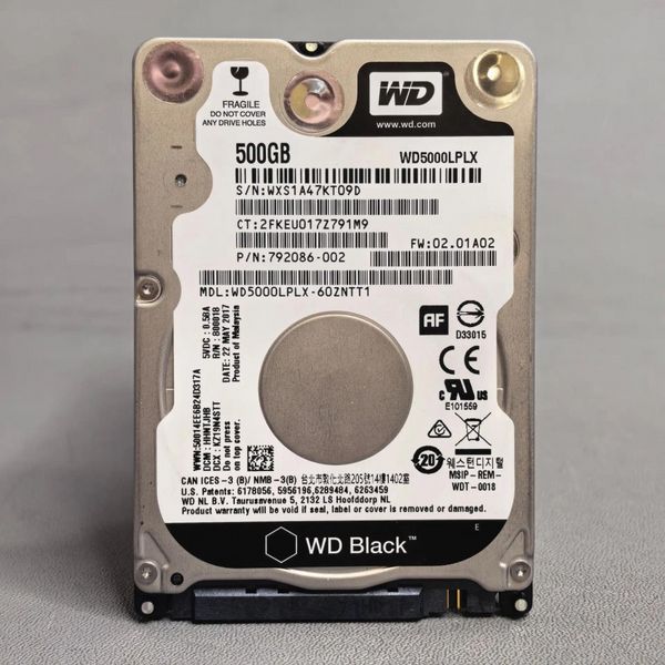 Жесткий диск Western Digital WD5000LPLX 500Gb (09D)