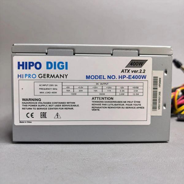 Блок питания Hipro HIPO DIGI 400W