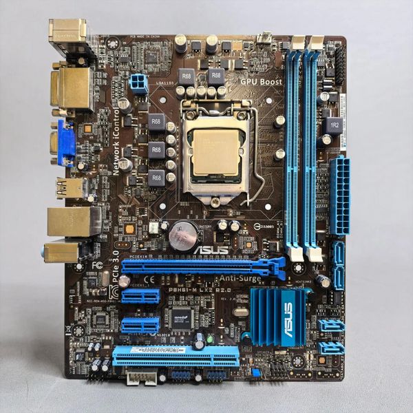 Материнская плата ASUS P8H61-M LX2 R2.0, LGA 1155, Intel H61(B3), mATX (rev.2.0)