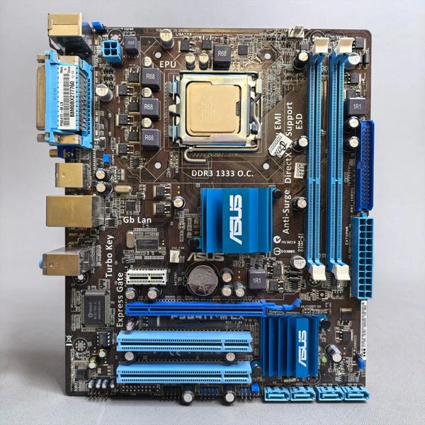 Материнская плата ASUS P5G41T-M LX, LGA 775, Intel G41, mATX, DDR3 (rev. 1.04)