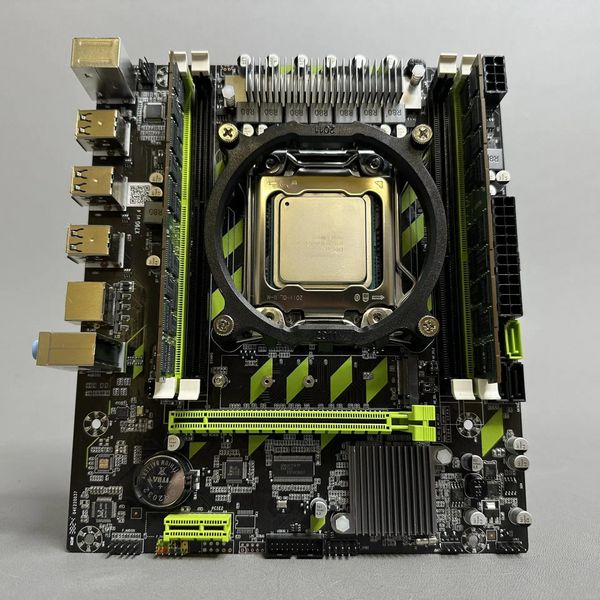Комплект: мат.плата X79G v1.6 + Xeon E5-2650V2 + 32Gb DDR3