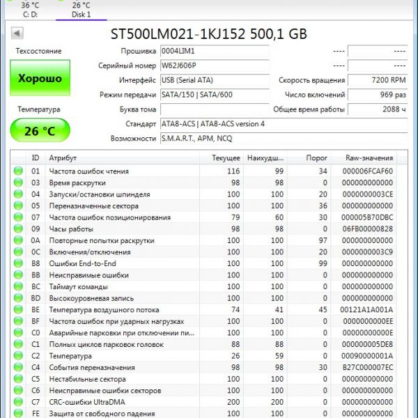 Жесткий диск Seagate ST500LM021 Barracuda 500ГБ (06P)