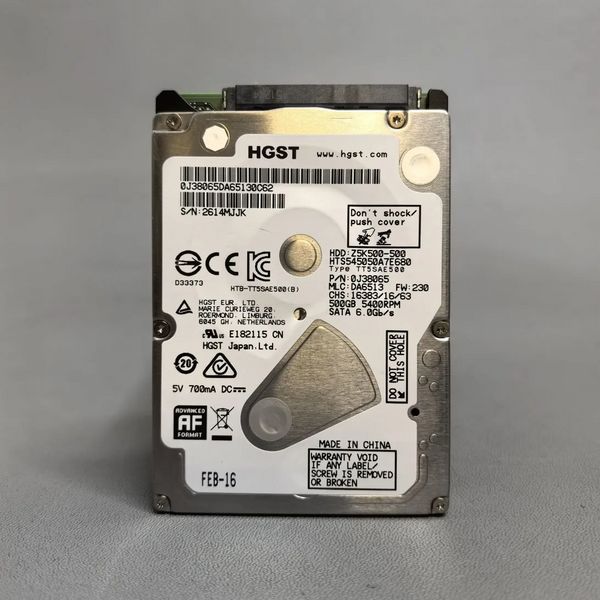 Жесткий диск HGST HTS545025A7E680 500Gb (JJK)