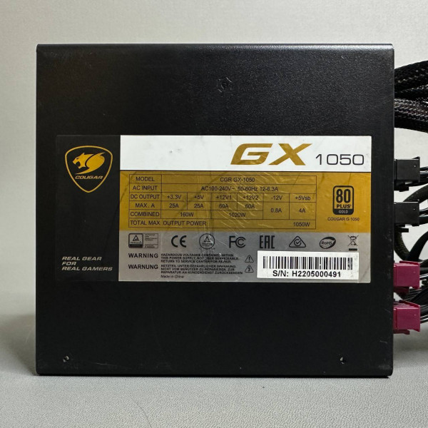 Блок питания Cougar GX 1050W CGR GX-1050