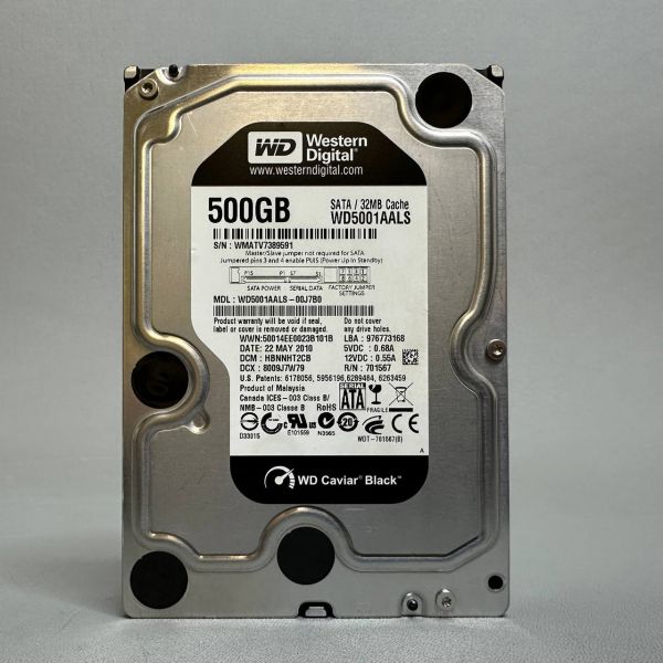 Жесткий Диск Western Digital WD5001AALS 500Gb (591)