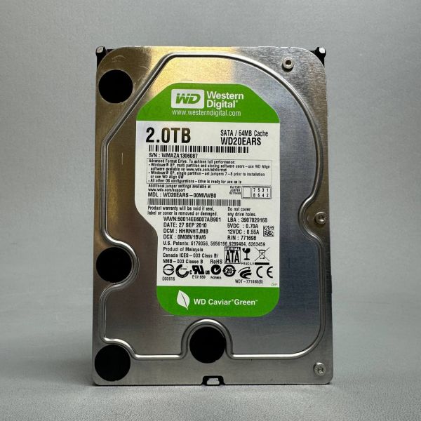 Жесткий диск Western Digital WD20EARS, 2 ТБ (087)