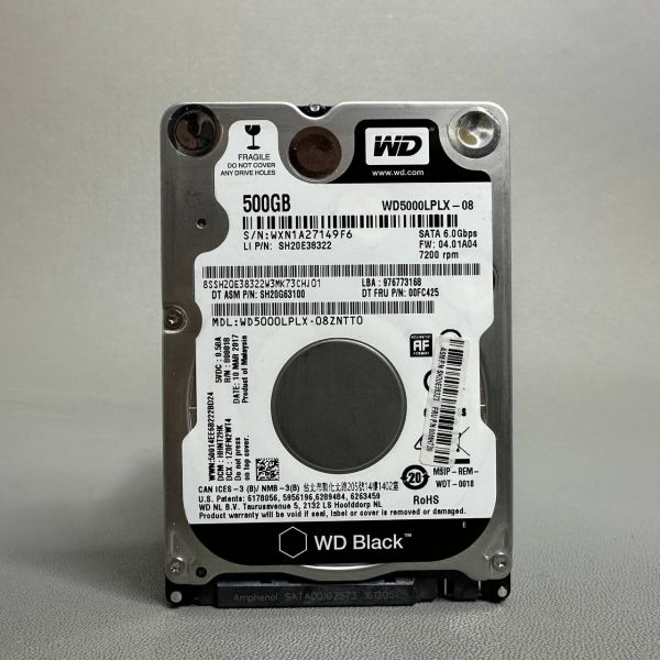Жесткий диск  WD Black 500Gb WD5000LPLX (9F6)