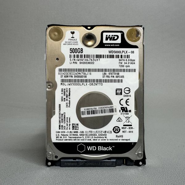 Жесткий диск  WD Black 500Gb WD5000LPLX (UXT)