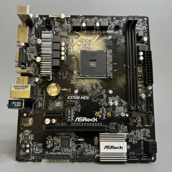 Материнская плата ASRock X370M-HDV (rev.1.01)