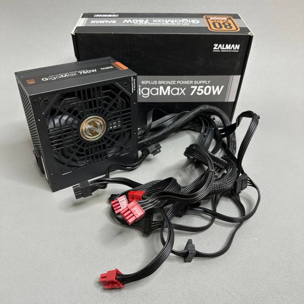 Блок питания Zalman GigaMax, 750W, 80+ Bronze (ZM750-GVII)
