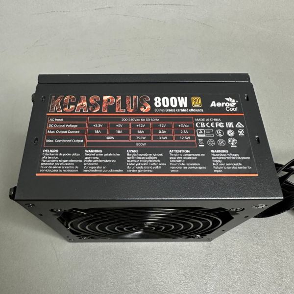 Блок питания AeroCool KCAS Plus 800W