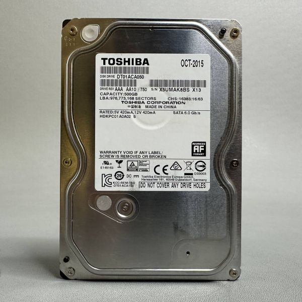 Жесткий диск Toshiba DT01ACA 500ГБ (8BS)