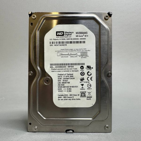 Жесткий диск Western Digital WD2500AAKS 250Gb (218)