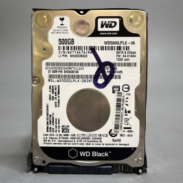 Жесткий диск Western Digital WD Black 500ГБ WD5000LPLX (96R)