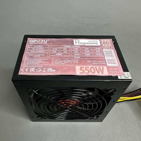 Блок питания Ginzzu PB550 550W