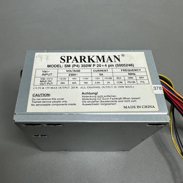 Блок питания ATX Sparkman SM-350W 350Wt