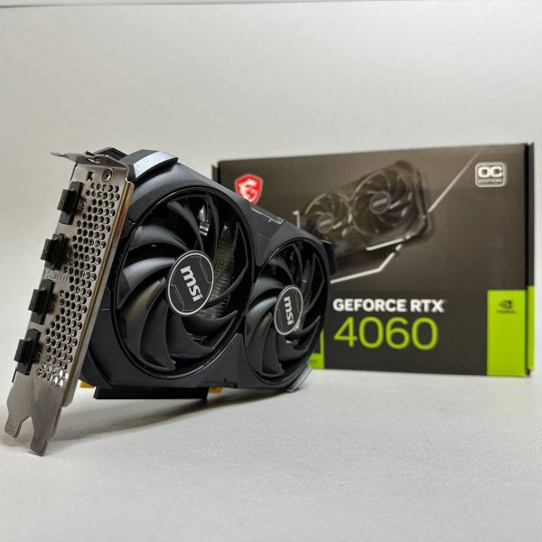 Видеокарта MSI GeForce RTX 4060 VENTUS 2X BLACK OC [GeForce RTX 4060 VENTUS 2X]