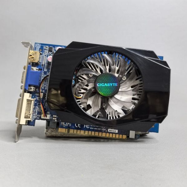 Видеокарта GIGABYTE GeForce GT 630 810Mhz PCI-E 2.0 2048Mb 1600Mhz 128 bit DVI HDMI HDCP