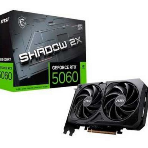 Видеокарта MSI GeForce RTX 5060 SHADOW 2X OC 8G